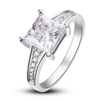arix silver princess cut ring by revert holiday jewellery jewelry present birthday gift everyday casual wear