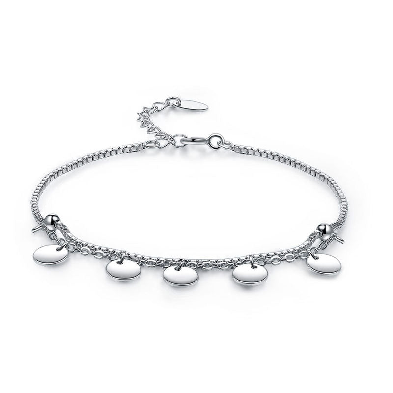 solara silver disc bracelet by revert holiday jewellery jewelry present birthday gift everyday casual wear
