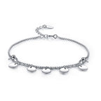 solara silver disc bracelet by revert holiday jewellery jewelry present birthday gift everyday casual wear