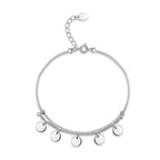 solara silver disc bracelet by revert holiday jewellery jewelry present birthday gift everyday casual wear