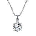 lyrae silver moissanite pendant necklace by revert holiday jewellery jewelry present birthday gift everyday casual wear