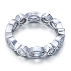 ceres silver marquise eternity ring by revert holiday jewellery jewelry present birthday gift everyday casual wear