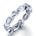 ceres silver marquise eternity ring by revert holiday jewellery jewelry present birthday gift everyday casual wear