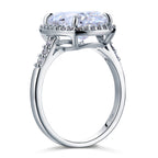 mira silver cushion cut halo ring by revert holiday jewellery jewelry present birthday gift everyday casual wear