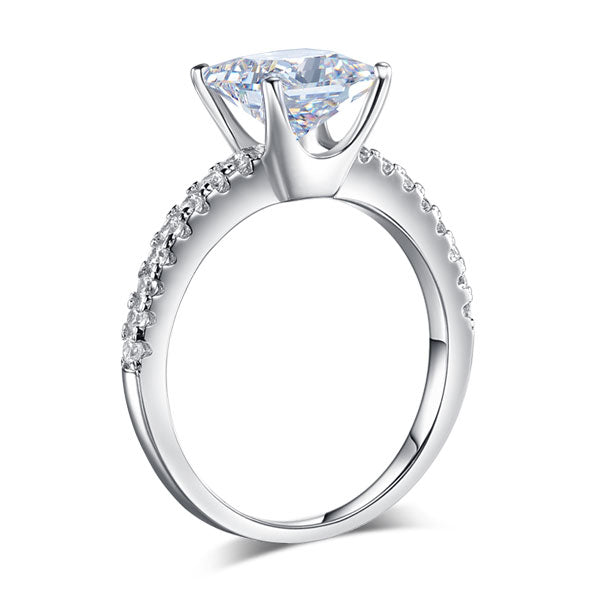 arion silver princess cut ring by revert holiday jewellery jewelry present birthday gift everyday casual wear