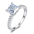 arion silver princess cut ring by revert holiday jewellery jewelry present birthday gift everyday casual wear