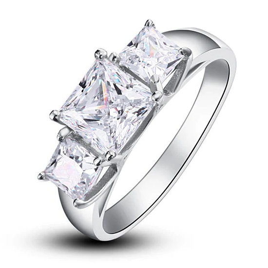 mero silver three stone ring by revert holiday jewellery jewelry present birthday gift everyday casual wear
