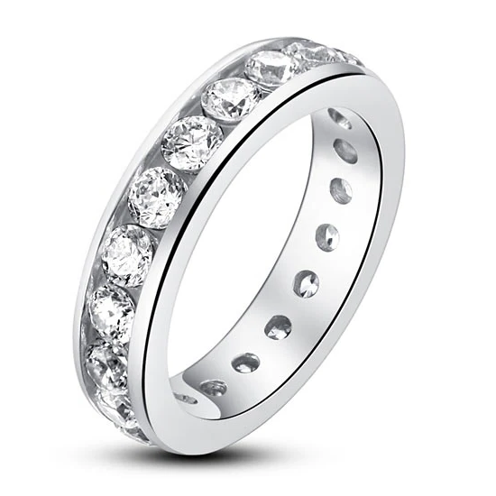 solin silver channel set band ring by revert holiday jewellery jewelry present birthday gift everyday casual wear