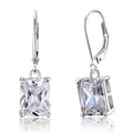 atlis silver emerald cut drop earrings by revert holiday jewellery jewelry present birthday gift everyday casual wear
