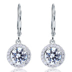ares silver halo drop earrings by revert holiday jewellery jewelry present birthday gift everyday casual wear