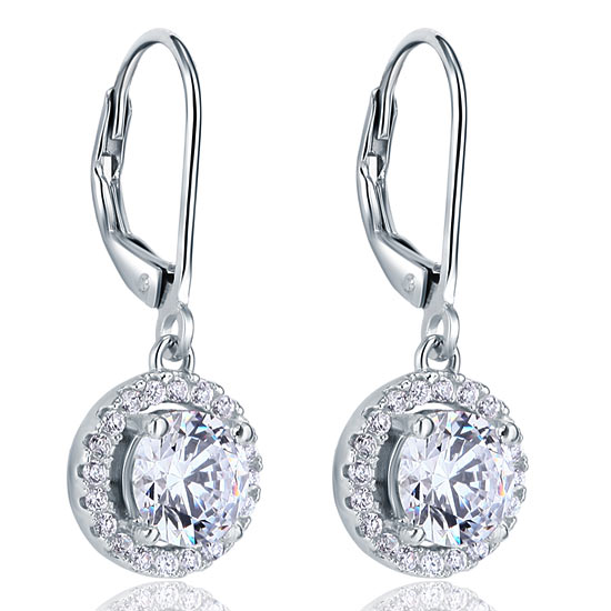 ares silver halo drop earrings by revert holiday jewellery jewelry present birthday gift everyday casual wear