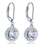 ares silver halo drop earrings by revert holiday jewellery jewelry present birthday gift everyday casual wear