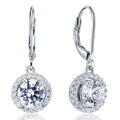ares silver halo drop earrings by revert holiday jewellery jewelry present birthday gift everyday casual wear