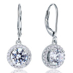 ares silver halo drop earrings by revert holiday jewellery jewelry present birthday gift everyday casual wear