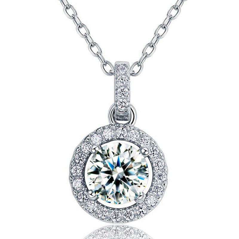 auris silver halo pendant necklace by revert holiday jewellery jewelry present birthday gift everyday casual wear