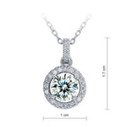auris silver halo pendant necklace by revert holiday jewellery jewelry present birthday gift everyday casual wear