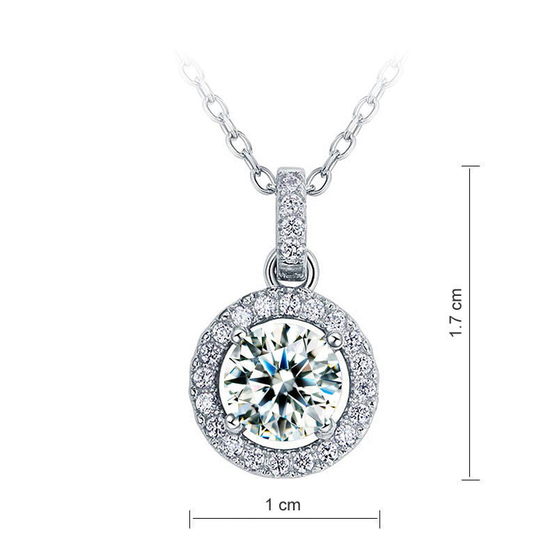 auris silver halo pendant necklace by revert holiday jewellery jewelry present birthday gift everyday casual wear