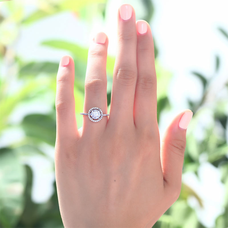 sola silver halo ring by revert holiday jewellery jewelry present birthday gift everyday casual wear