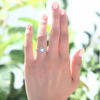 sola silver halo ring by revert holiday jewellery jewelry present birthday gift everyday casual wear