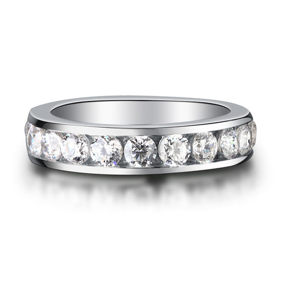 solin silver channel set band ring by revert holiday jewellery jewelry present birthday gift everyday casual wear