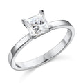 vela silver princess cut solitaire ring by revert holiday jewellery jewelry present birthday gift everyday casual wear