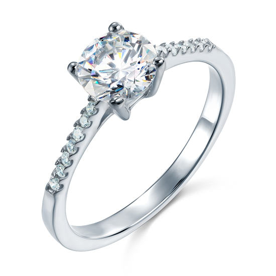 vira silver solitaire ring by revert holiday jewellery jewelry present birthday gift everyday casual wear