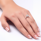vira silver solitaire ring by revert holiday jewellery jewelry present birthday gift everyday casual wear