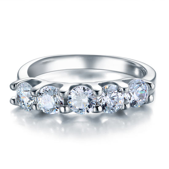 aster silver round cut band ring by revert holiday jewellery jewelry present birthday gift everyday casual wear