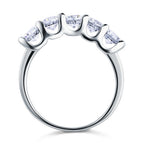 aster silver round cut band ring by revert holiday jewellery jewelry present birthday gift everyday casual wear