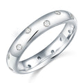 rhea silver pave band ring by revert holiday jewellery jewelry present birthday gift everyday casual wear