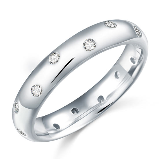 rhea silver pave band ring by revert holiday jewellery jewelry present birthday gift everyday casual wear