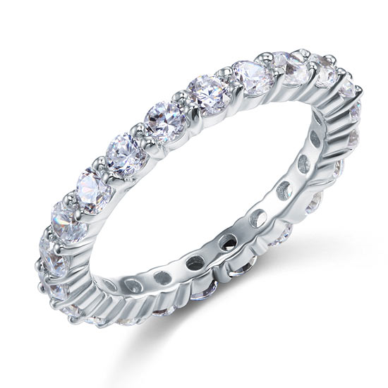 zelia silver eternity ring by revert holiday jewellery jewelry present birthday gift everyday casual wear