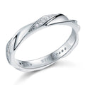 caeli silver twist band ring by revert holiday jewellery jewelry present birthday gift everyday casual wear