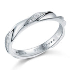 caeli silver twist band ring by revert holiday jewellery jewelry present birthday gift everyday casual wear