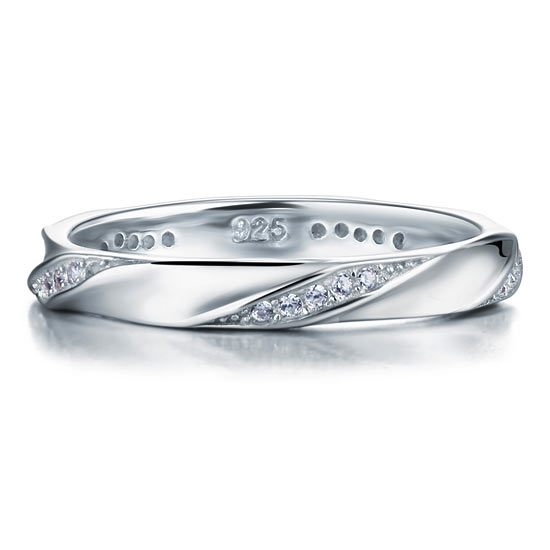 caeli silver twist band ring by revert holiday jewellery jewelry present birthday gift everyday casual wear