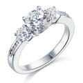 nira silver three stone ring by revert holiday jewellery jewelry present birthday gift everyday casual wear