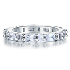 rion silver mixed cut eternity ring by revert holiday jewellery jewelry present birthday gift everyday casual wear