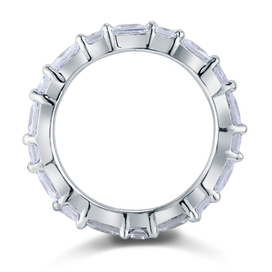 rion silver mixed cut eternity ring by revert holiday jewellery jewelry present birthday gift everyday casual wear