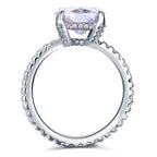 lyra silver cushion cut ring by revert holiday jewellery jewelry present birthday gift everyday casual wear