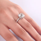 lyra silver cushion cut ring by revert holiday jewellery jewelry present birthday gift everyday casual wear