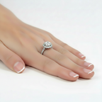 sola silver halo ring by revert holiday jewellery jewelry present birthday gift everyday casual wear