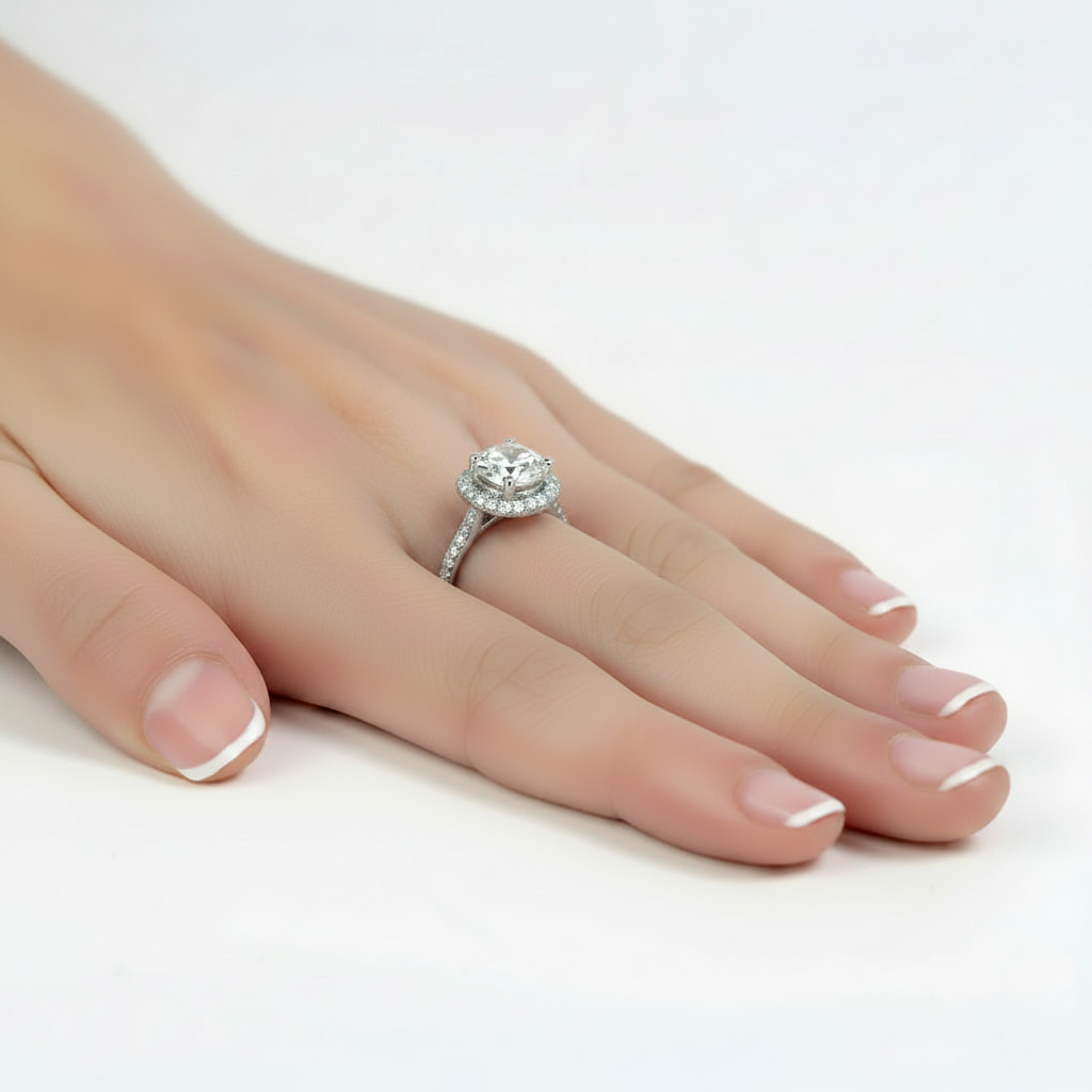 sola silver halo ring by revert holiday jewellery jewelry present birthday gift everyday casual wear