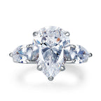 neve silver pear cut ring by revert holiday jewellery jewelry present birthday gift everyday casual wear