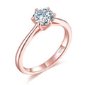 elar rose gold solitaire ring by revert holiday jewellery jewelry present birthday gift everyday casual wear