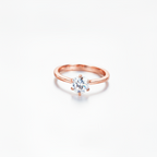 elar rose gold solitaire ring by revert holiday jewellery jewelry present birthday gift everyday casual wear
