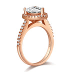 aiva rose gold pear cut halo ring by revert holiday jewellery jewelry present birthday gift everyday casual wear
