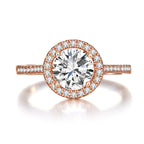 sola rose gold halo ring by revert holiday jewellery jewelry present birthday gift everyday casual wear