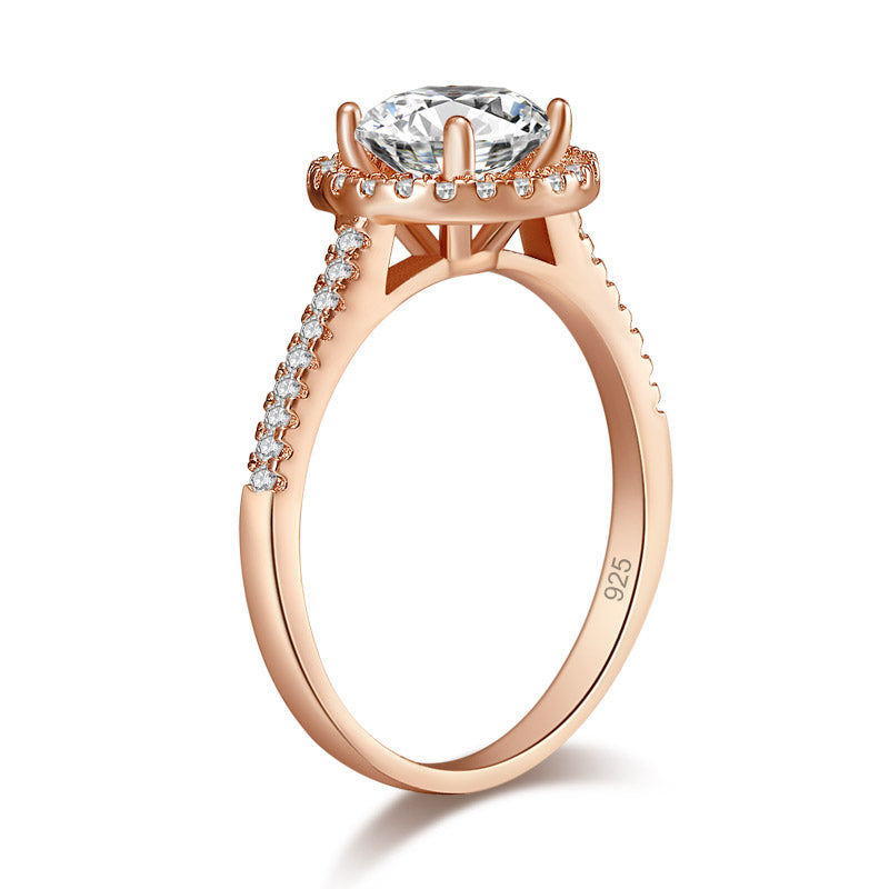 sola rose gold halo ring by revert holiday jewellery jewelry present birthday gift everyday casual wear