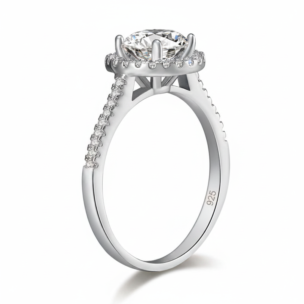 sola silver halo ring by revert holiday jewellery jewelry present birthday gift everyday casual wear