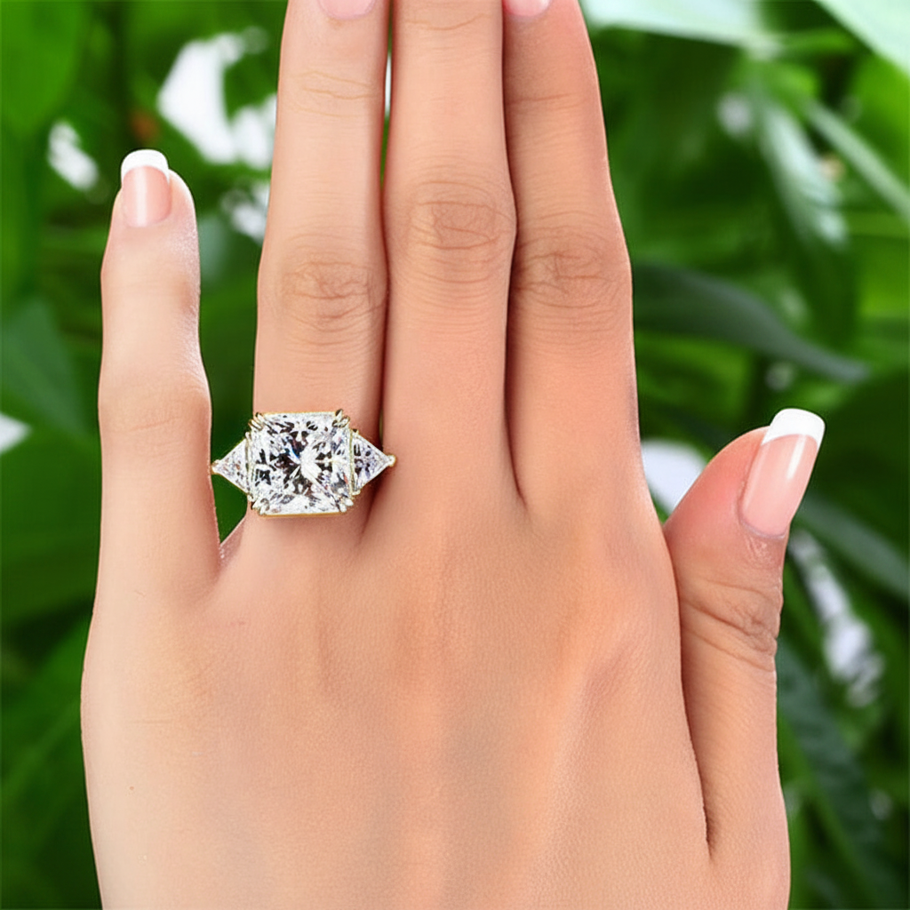 lurae gold cushion cut ring by revert holiday jewellery jewelry present birthday gift everyday casual wear